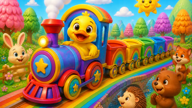 Scene 10 - Zuzu’s Rainbow Train Color Song