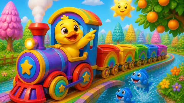 Scene 11 - Zuzu’s Rainbow Train Color Song
