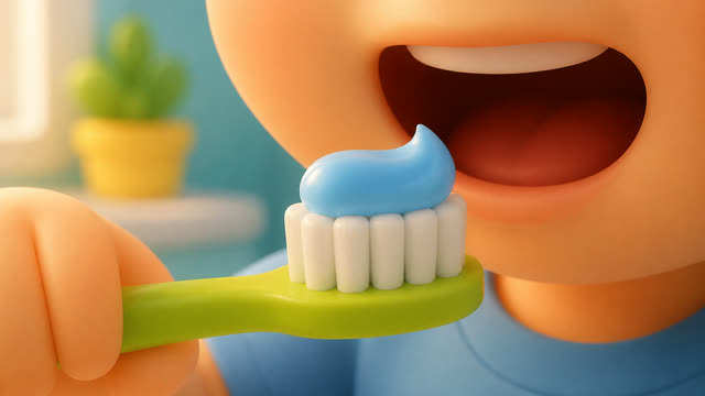 Scene 4 - Dino Brush Time