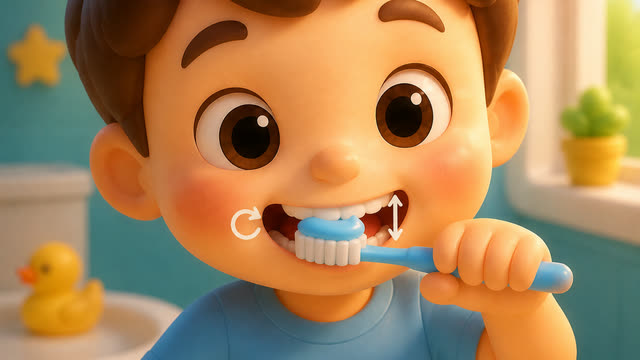 Scene 6 - Dino Brush Time