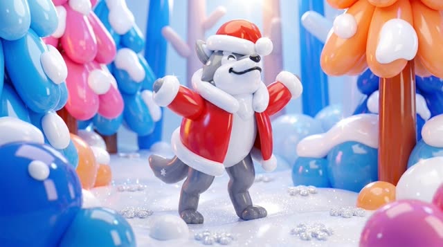 Scene 5 - Le Loup Père Noël