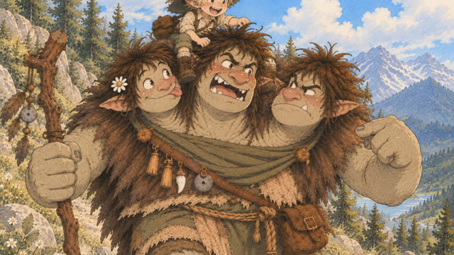 Scene 13 - Trois têtes et un grand cœur