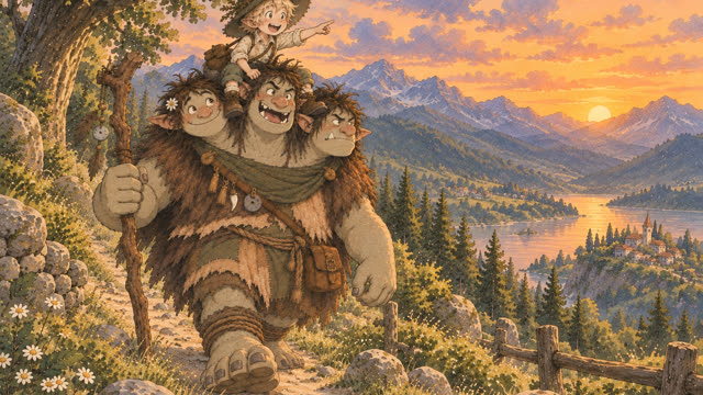 Scene 23 - Trois têtes et un grand cœur
