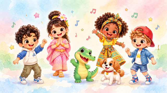 Scene 21 - Bienvenue sur Lala Kids Planet | Chanson des amis