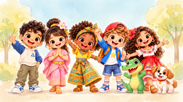 Scene 23 - Bienvenue sur Lala Kids Planet | Chanson des amis