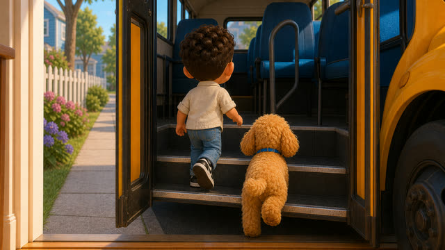 Scene 9 - The Big Bright Yellow Bus
