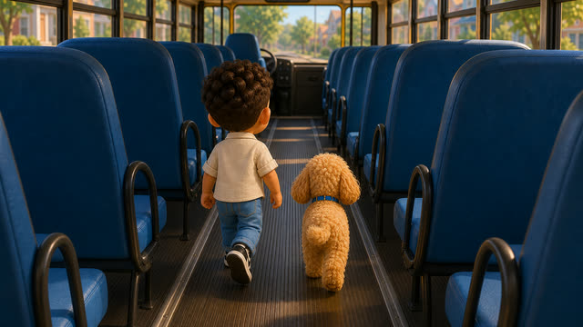 Scene 10 - The Big Bright Yellow Bus