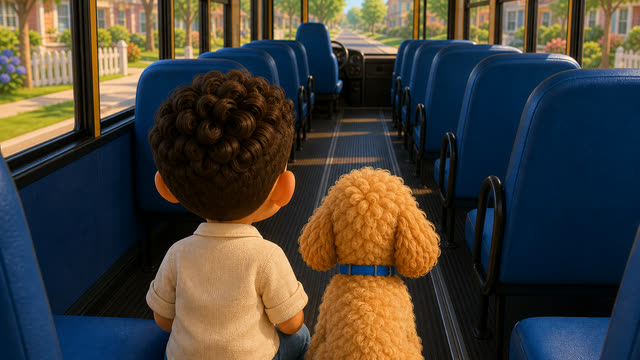 Scene 12 - The Big Bright Yellow Bus
