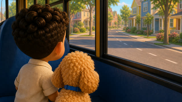 Scene 13 - The Big Bright Yellow Bus