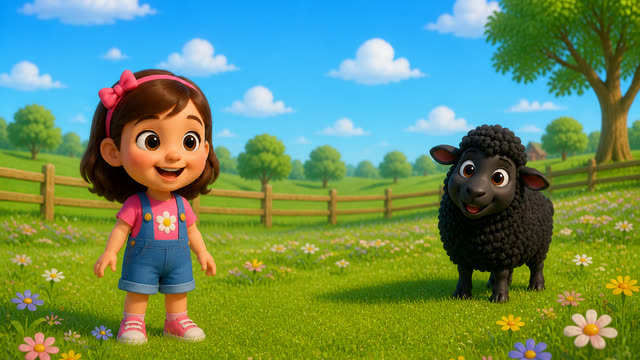 Scene 2 - Baa baa black sheep