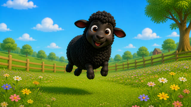 Scene 3 - Baa baa black sheep