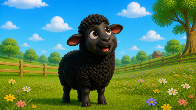 Scene 5 - Baa baa black sheep