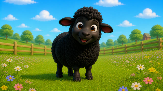 Scene 7 - Baa baa black sheep