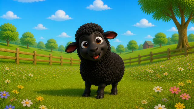 Scene 9 - Baa baa black sheep