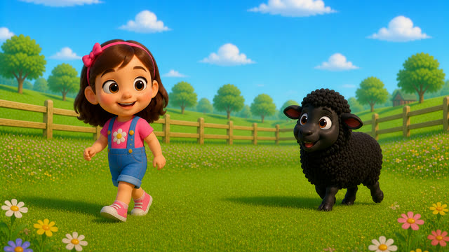Scene 12 - Baa baa black sheep