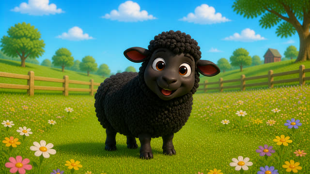Scene 13 - Baa baa black sheep