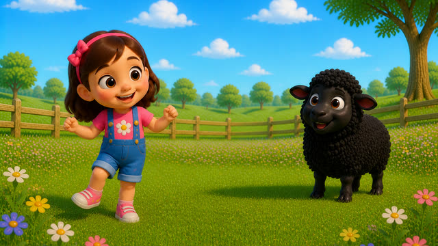 Scene 14 - Baa baa black sheep