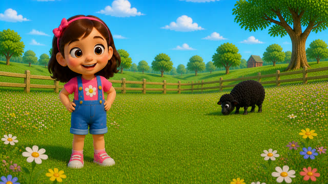 Scene 16 - Baa baa black sheep