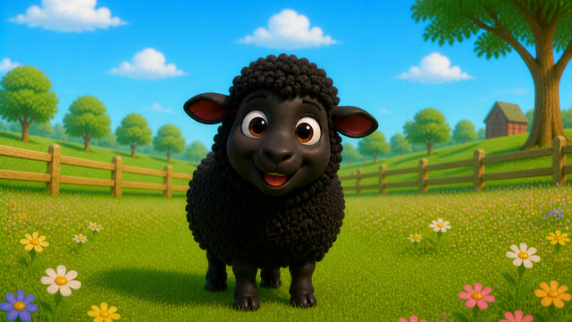 Scene 17 - Baa baa black sheep