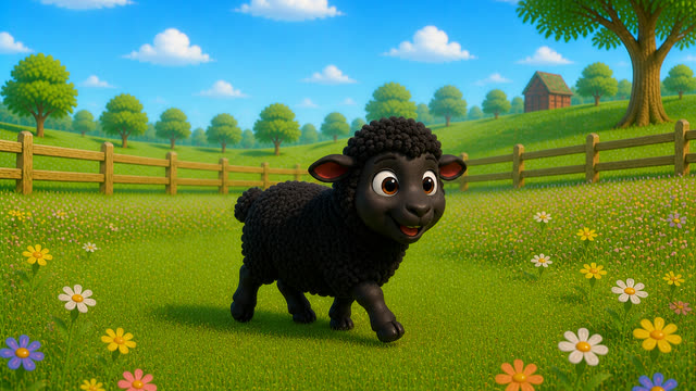 Scene 19 - Baa baa black sheep