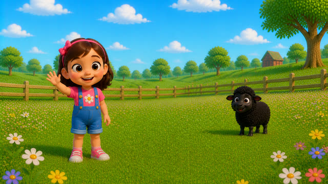 Scene 21 - Baa baa black sheep
