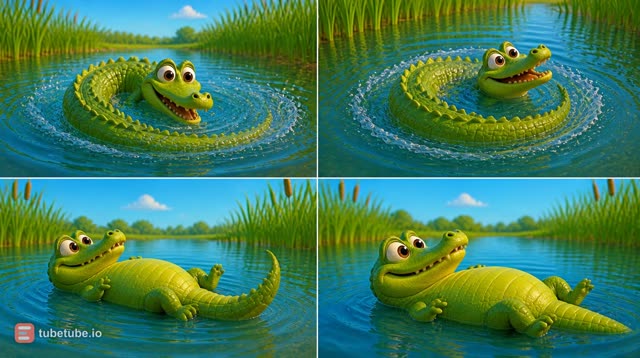 Scene 5 - LES CROCODILES — KIDOU