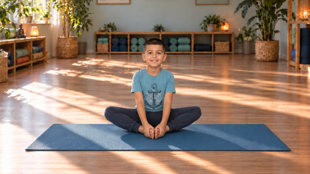 Scene 6 - Child Yoga 5 Poses