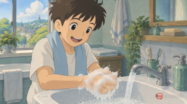 يلا نغسل يدينا مع فقاعة