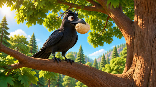 Scene 2 - The fox and the crow