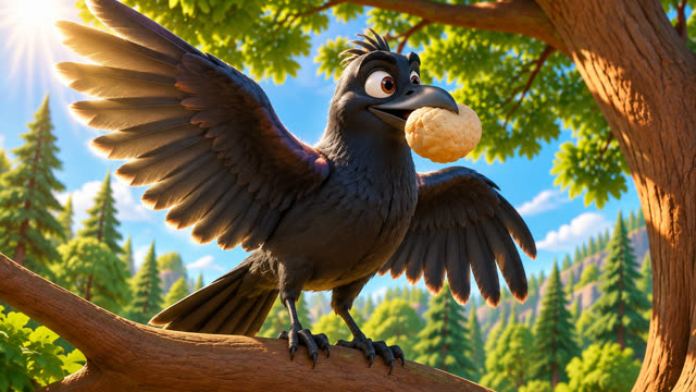 Scene 6 - The fox and the crow