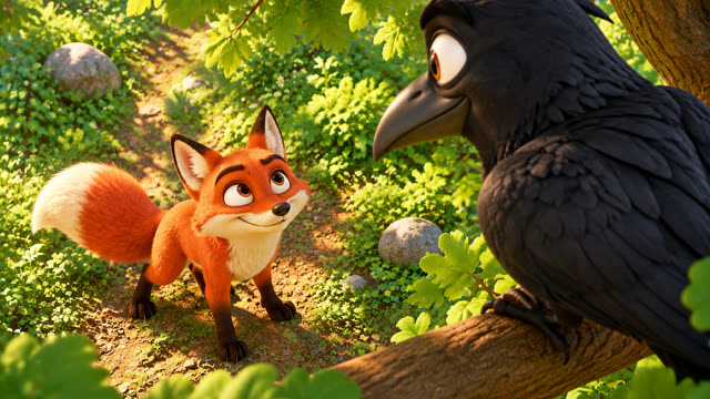 Scene 9 - The fox and the crow
