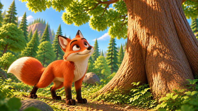 Scene 10 - The fox and the crow