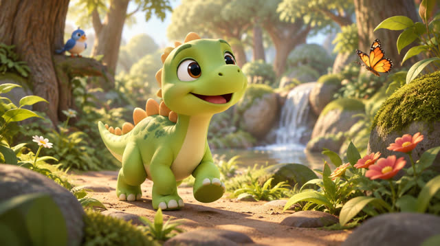 Scene 1 - Les couleurs de Dino