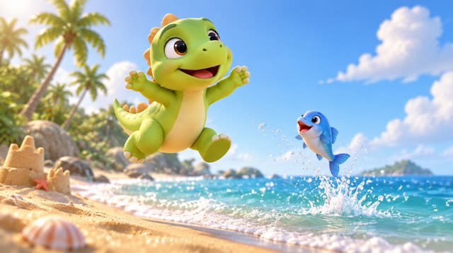 Scene 4 - Les couleurs de Dino