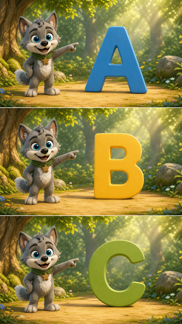 Scene 1 - Wylie says the Alphabet!