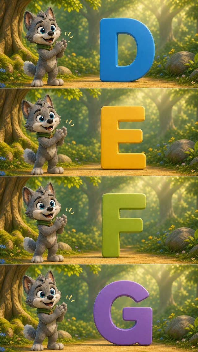 Scene 2 - Wylie says the Alphabet!