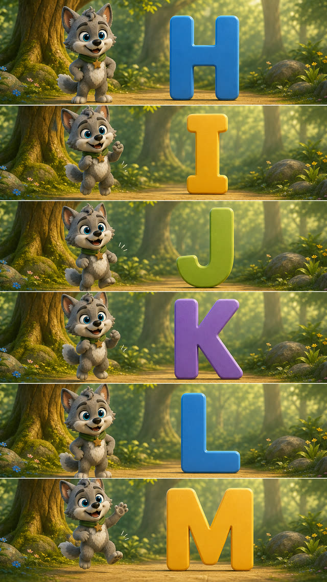 Scene 3 - Wylie says the Alphabet!