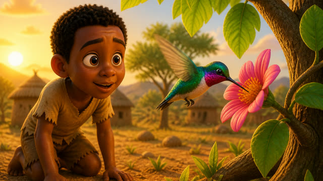 Scene 15 - Le Vieil Homme et le Colibri