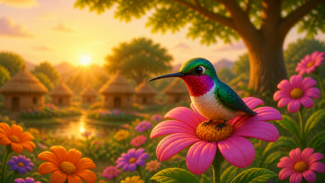 Scene 26 - Le Vieil Homme et le Colibri