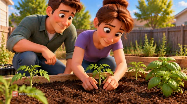 Scene 6 - Pedro and Camilia and the Garden