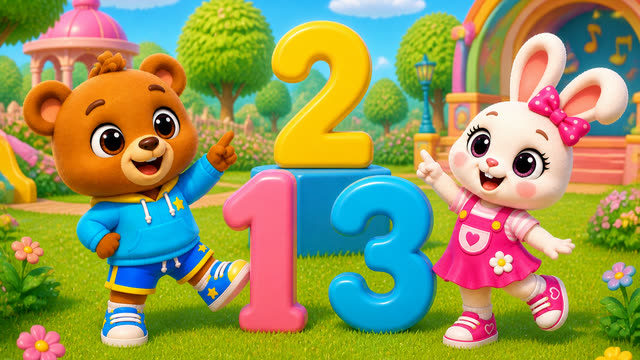 Scene 10 - Count With Me! 1 to 10 | Bubu & Berry Kids Song