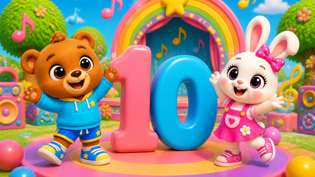 Scene 12 - Count With Me! 1 to 10 | Bubu & Berry Kids Song