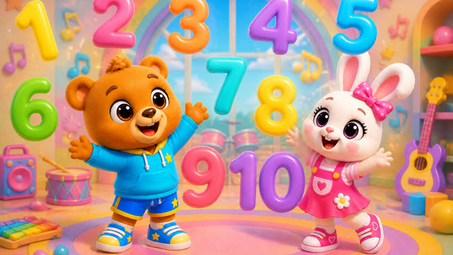 Scene 19 - Count With Me! 1 to 10 | Bubu & Berry Kids Song