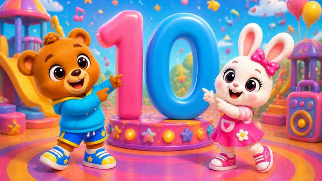Scene 22 - Count With Me! 1 to 10 | Bubu & Berry Kids Song