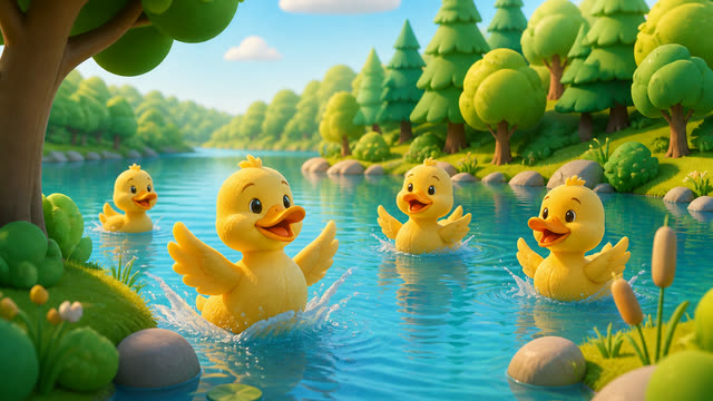 Scene 2 - Three Little Ducks