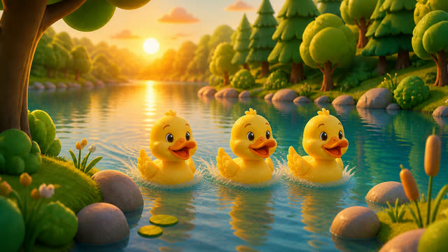 Scene 8 - Three Little Ducks