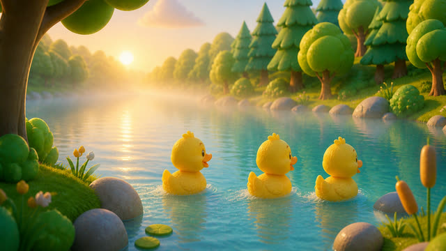 Scene 9 - Three Little Ducks