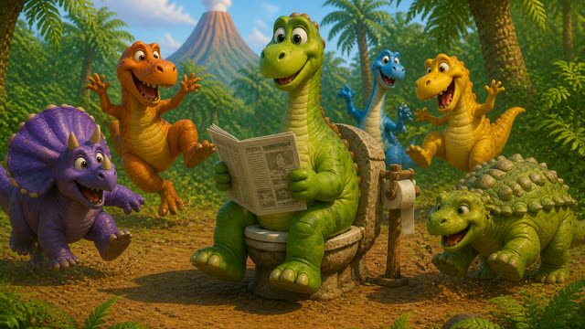 Scene 5 - Dinosaur Poop