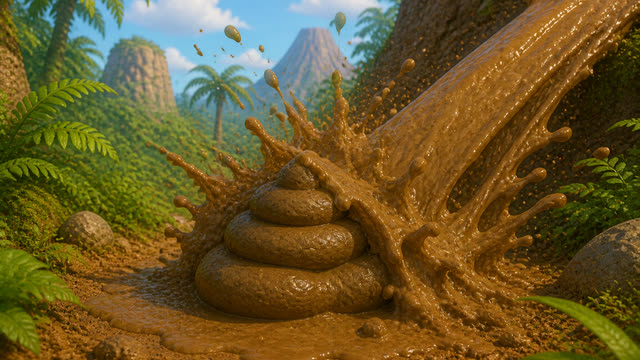 Scene 6 - Dinosaur Poop