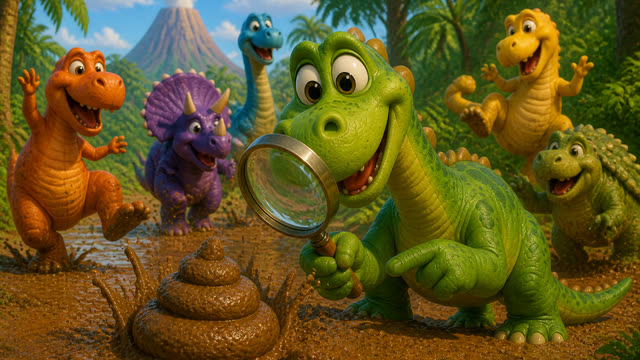 Scene 7 - Dinosaur Poop